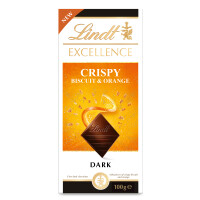 Lindt Excellence Crispy Wafer And Orange 100G - Excellence