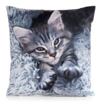 Poszewka Animal 76 45 X 45 Cm Szary - Mink