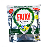 Fairy Kapsułki Do Zmywarki Platinum All In 1 Cytrynowe ( Lemon) 96Szt. - Fairy