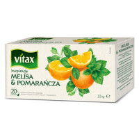 Herbata Vitax Inspiracje Melisa&Pomarańcza 20 Torebek X 1,65G - VITAX