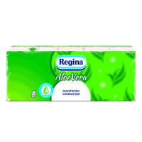 Chusteczki Higieniczne Regina Aloe Vera 10X9 Sztuk - Regina