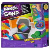 Kinetic Sand - Wytwórnia Piasku, Zestaw Kolorowego Piasku Z Akcesoriami I Zaskakującymi Efektami - Kinetic Sand