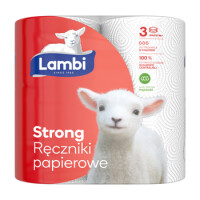 Ręcznik Kuchenny Lambi Strong 3 Warstwy 2X70 Pefc - LAMBI