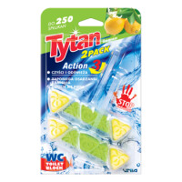 Kostka Toaletowa Wc Tytan Action 3 Lemon 2X40G - Tytan