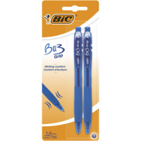 Bic Bu3 Grip Długopis Automatyczny Niebieski Blister 2 Sztuki - BiC