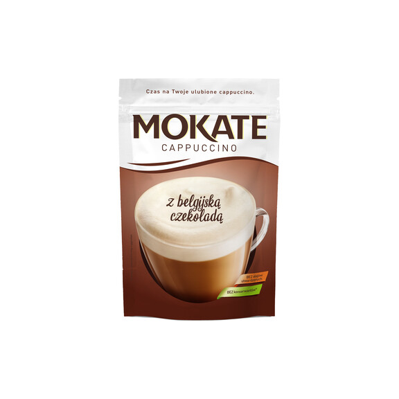 Mokate Cappuccino Z Belgijską Czekoladą 110G - Mokate