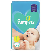 Pampers Active Baby, Rozmiar 1, 43 Pieluszek, 2Kg-5Kg - Pampers