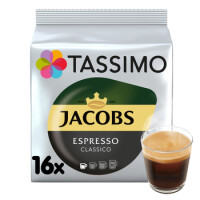 Tassimo Jacobs Espresso Classico Kawa Mielona 16 Kapsułek 118,4 G - Jacobs