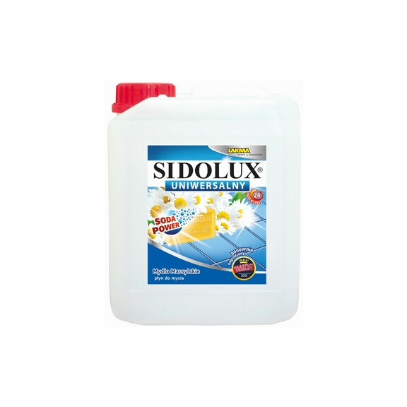 Sidolux Płyn Do Mycia Podłóg Uniwersalny - Mydło Marsylskie 5 L - Sidolux