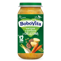 Bobovita Warzywa W Potrawce Z Cielęciną Po 12 Miesiącu 250 G - BoboVita