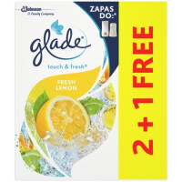Odświeżacz Powietrza Glade Touch&Fresh Fresh Lemon Zapas 2+1 3X10Ml - Glade by Brise