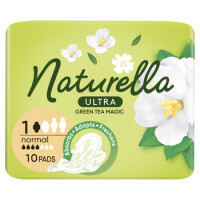 Naturella Ultra Normal Green Tea Podpaski 10 Sztuk - Naturella