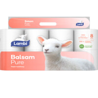 Papier Toaletowy Lambi Balsam Pure 3 Warstwy 8X150 Pefc - LAMBI