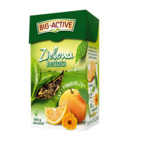 Big-Active - Herbata Zielona Z Pomarańczą 100G - Big Active