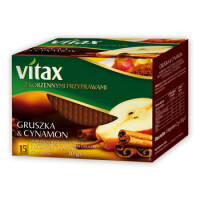 Herbata Vitax Gruszka&Cynamon 15 Torebek X 2G W Kopertkach - VITAX