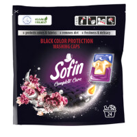 Sofin Black Color Protection Washing Caps 24Szt. - SOFIN