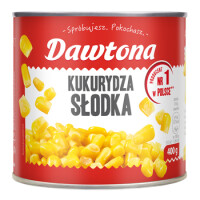 Kukurydza Konserwowa Słodka 400G Dawtona - Dawtona