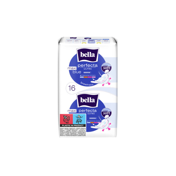 Podpaski Bella Perfecta Ultra Maxi Blue 16 Szt. - BELLA