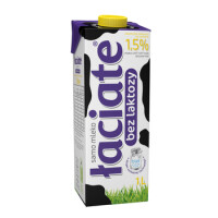 Mleko Uht Łaciate 1,5% Bez Laktozy 1L - Łaciate