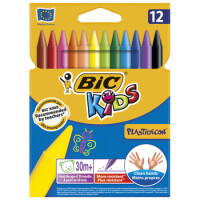 Bic Kids Plastidecor Kredki Świecowe Opakowanie 12 Sztuk - BiC Kids ®