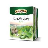 Big-Active Herbata Biała Z Aloesem (20 Torebek X 1,5G) 30G - Big Active