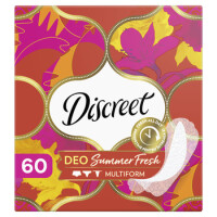 Discreet Multiform Summer Fresh Oddychające Wkładki Higieniczne 60 Szt - Discreet