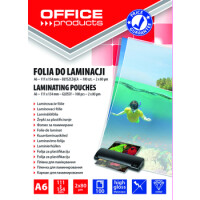 Folia Do Laminowania Office Products A6 2X80Mikr 100Szt Transparentna - OFFICE PRODUCTS
