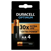 Bateria Alkaliczna Duracell Optimum Aa 4Szt. - Duracell