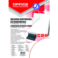 Okładki Do Bindowania Office Products Karton A4 250Gsm Błyszczące 100Szt Białe - OFFICE PRODUCTS