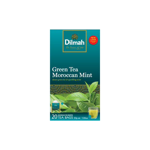 Dilmah Green Tea Moroccant Mint 20X1,5 G - Dilmah