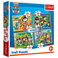 Puzzle 4W1 Psi Patrol Trefl Mix - Trefl
