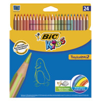 Bic® Kids Tropicolors 2 Kredki Ołówkowe Opak. 24 Szt. - BiC Kids ®