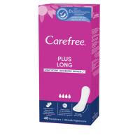 Carefree Plus Long Light Scent, Wkładki Higieniczne 40 Szt. - Carefree