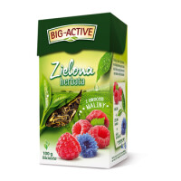 Big-Active Herbata Zielona Z Owocem Maliny 100G - Big-Active