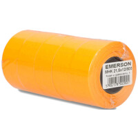 Etykieta Do Metkownic Mhk Jednorzędowa Pomarańczowa 22X12Mm, Nawój 800, Zgrzewka 5 Rolek - Emerson