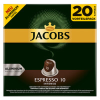 Jacobs Espresso Intenso 10 Kawa Mielona W Kapsułkach 20Szt, 104G - Jacobs