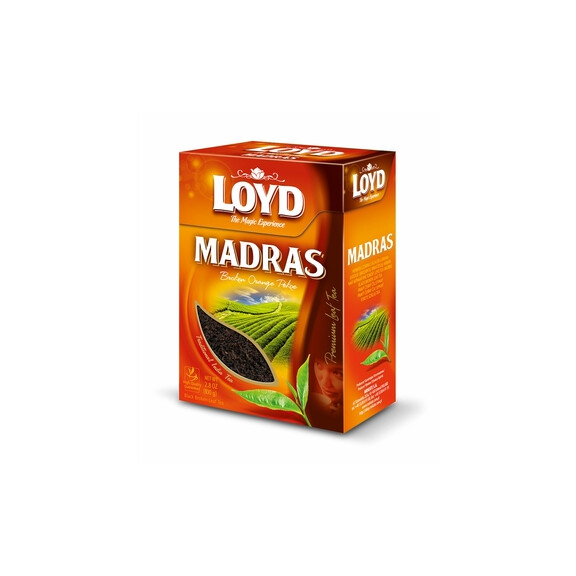 Loyd Madras – Herbata Czarna Liściasta Łamana 100G - LOYD