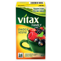 Herbata Vitax Family Owoce Leśne 24 Torebki X 2G - VITAX