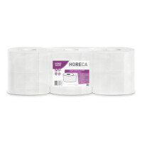 Horeca Hybrid White Papier Toaletowy Jumbo 6 Rolek 2-Warstwowy - HORECA