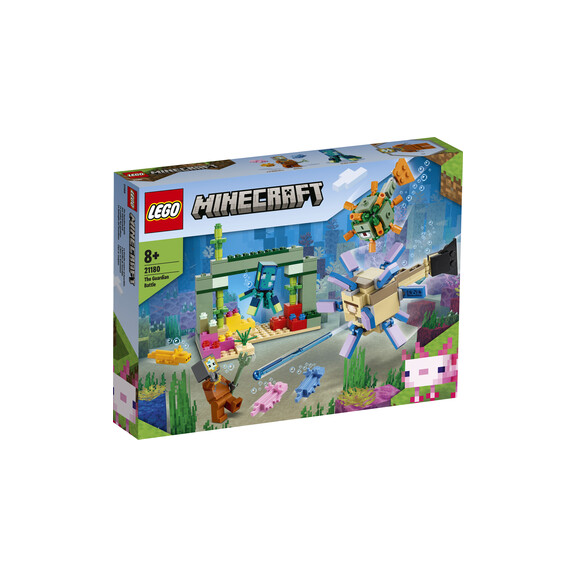 Klocki Lego Minecraft Walka Ze Strażnikami (21180) - LEGO Minecraft