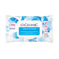 Chusteczki Odświeżające Cleanic Clean&Fresh 200 Szt. Pop-Up - Cleanic