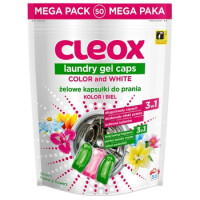 Cleox Laundry Capsules 3 Komorowe Do Wszystkich Rodzajów 50 Szt - CLEOX