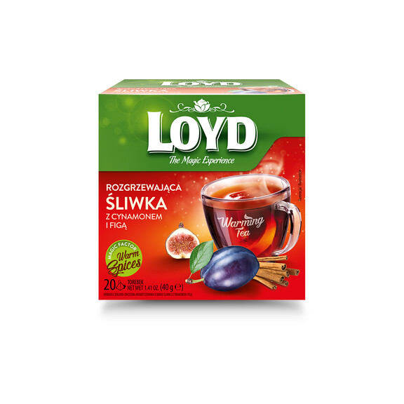 Loyd Herbatka Rozgrzewająca Śliwka & Cynamon (20 X 2G) - LOYD