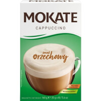 Mokate Cappuccino O Smaku Orzechowym 160 G (20 G X 8) - Mokate