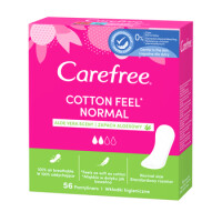 Wkładki Higieniczne Carefree Cotton Aloe 56 Szt. - Carefree