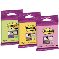 Post-It® Super Sticky Karteczki Samoprzylepne 76X76 Mm, 75 Karteczek - Post-it