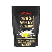 100% Whey Premium Smak Wanilia Activlab (Folia 500 G) - Activlab