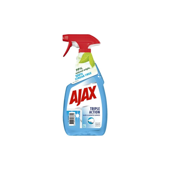 Ajax Triple Action Płyn Do Szyb W Sprayu 500 Ml - Ajax