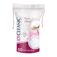 Płatki Kosmetyczne Cleanic Pure Effect, 50 Szt. - Cleanic