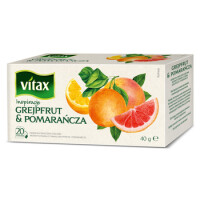 Herbata Vitax Inspiracje Grejpfrut & Pomarańcza 20S - VITAX